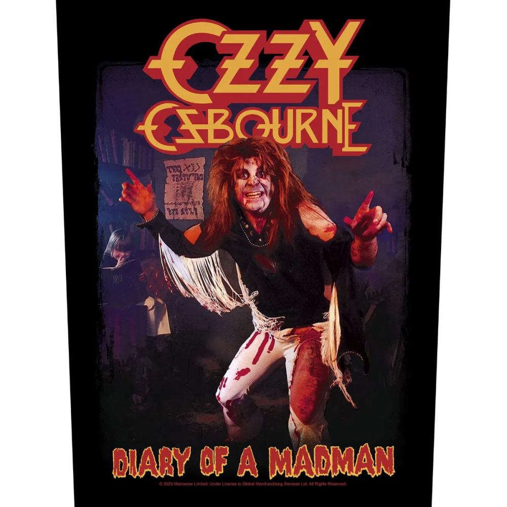 Ozzy Osbourne - Diary Of A Madman Patch arrière - Noir/Multicolore